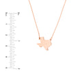 States Plain Map Necklace