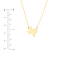 States Plain Map Necklace