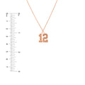 Personalization Large Vertical Varsity Numerals