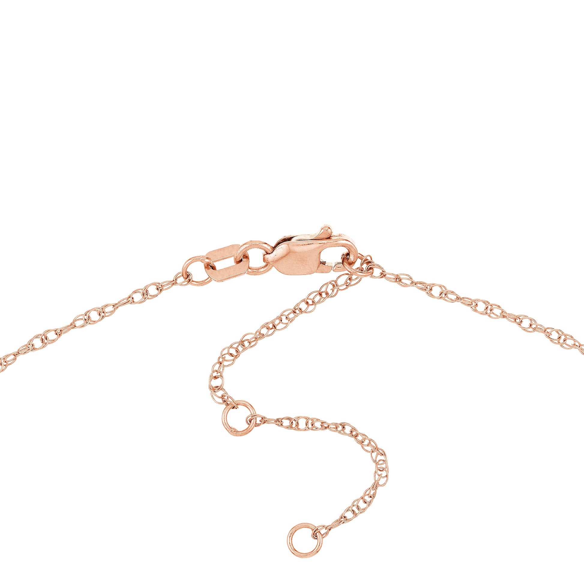 5mm Vertical Block Numeral Necklace