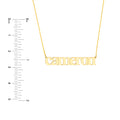 5mm Typewriter Font Nameplate Necklace