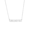 5mm Typewriter Font Nameplate Necklace