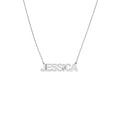 5mm Block Font Nameplate Necklace