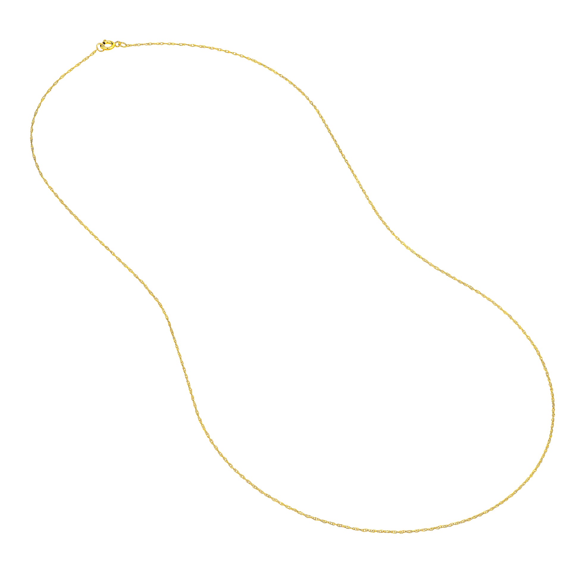0.7mm Pendant Rope Chain with Spring Ring
