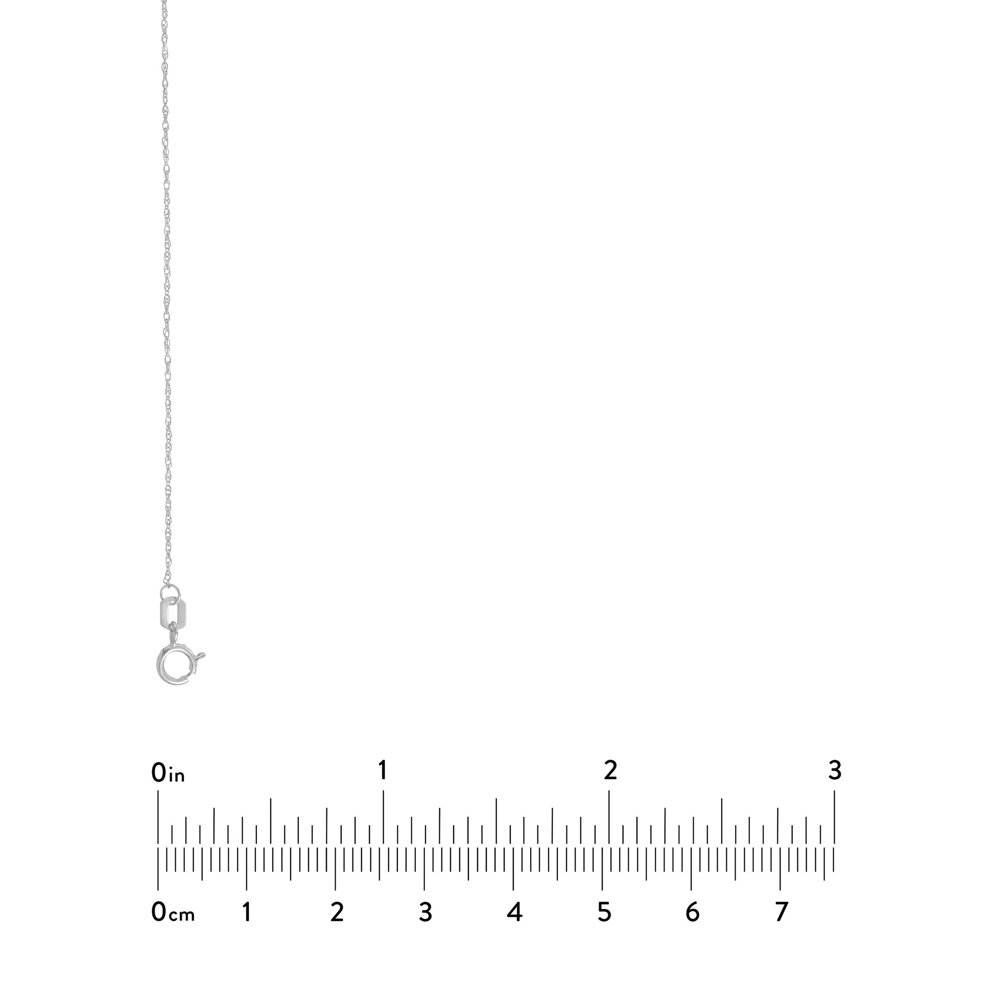 0.80mm Pendant Rope Chain with Spring Ring