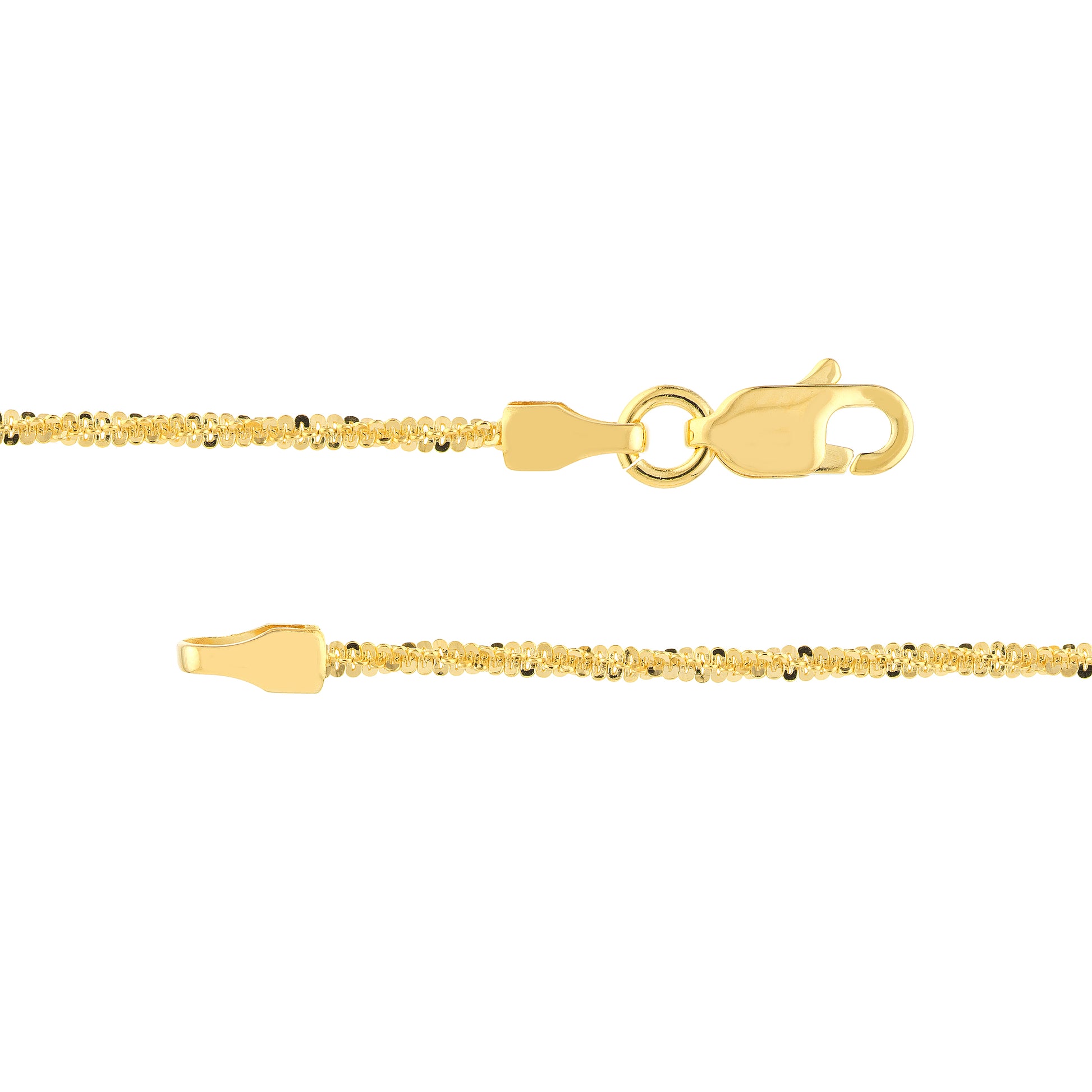 1.45mm Sparkle Chain with Lobster Lock