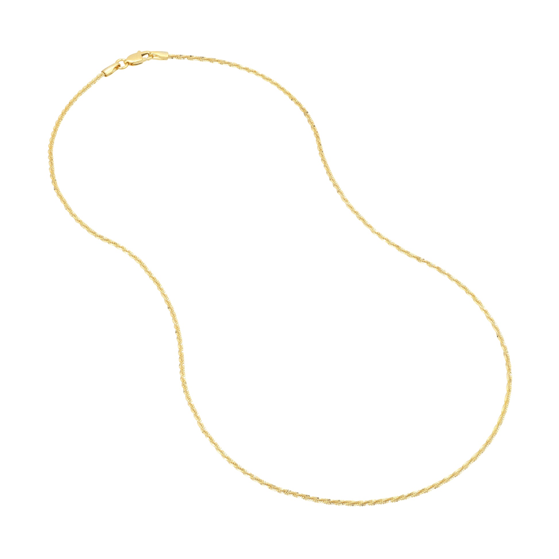 1.45mm Sparkle Chain with Lobster Lock