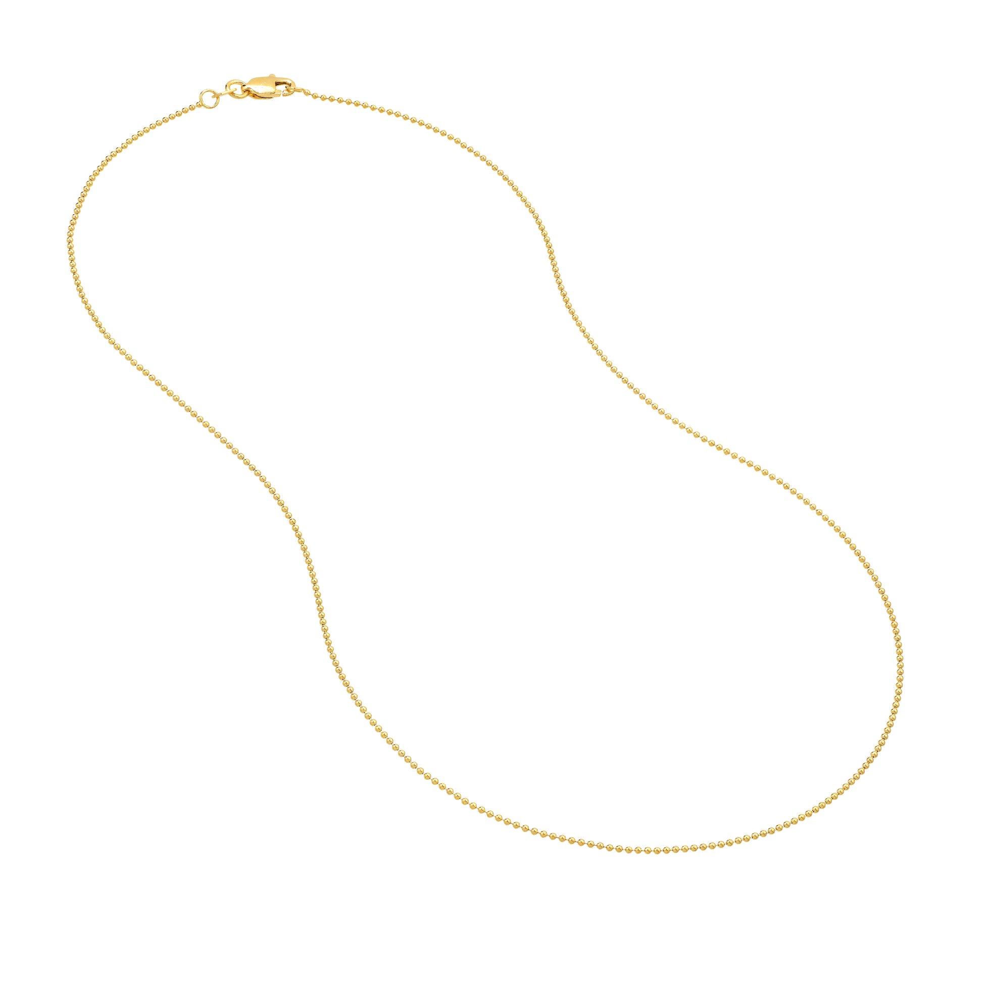 1.00mm Bead 100 Lobster Lock Qtag