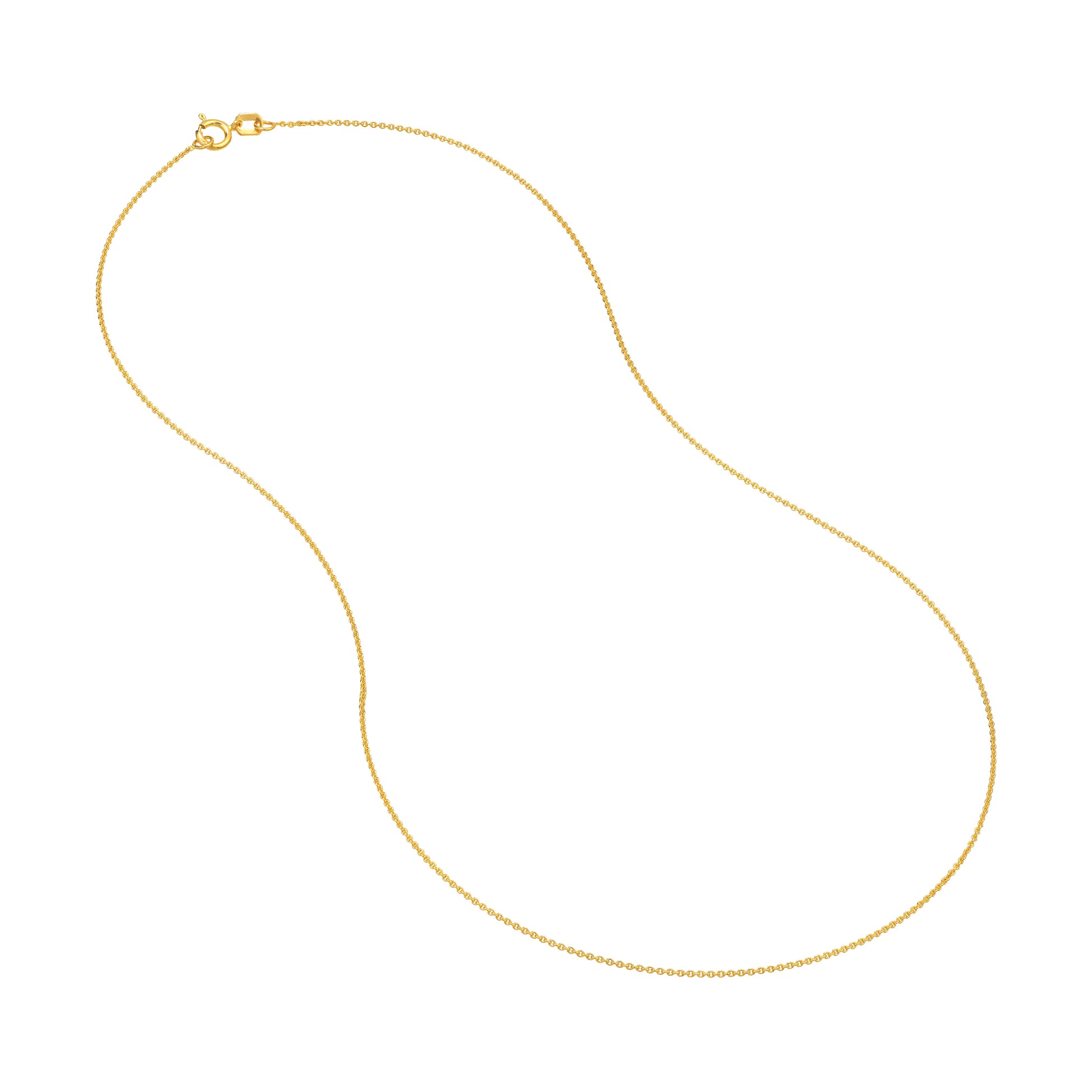 0.9mm Cable Chain with Spring Ring