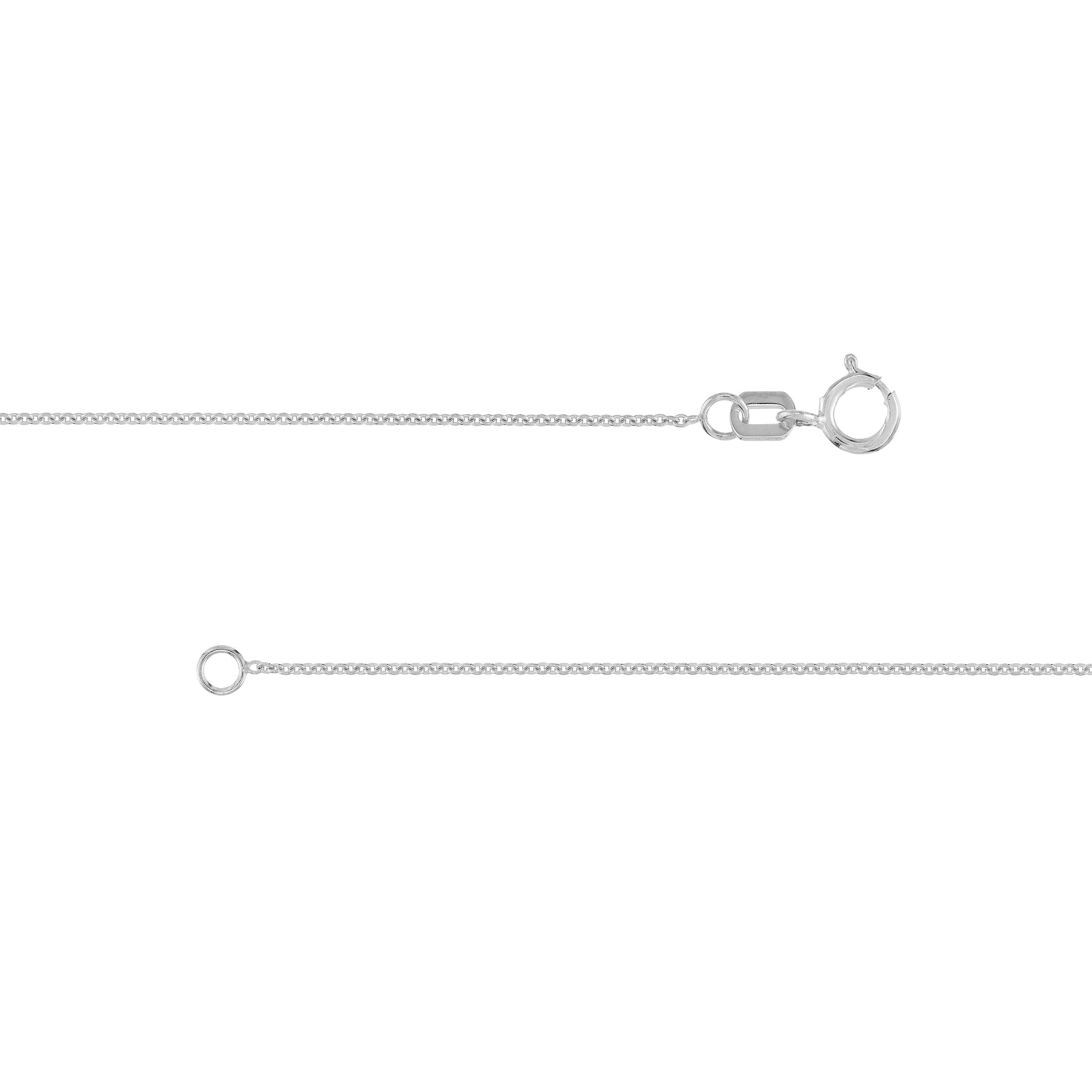0.9mm Cable Chain with Spring Ring