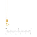 0.9mm Cable Chain with Spring Ring