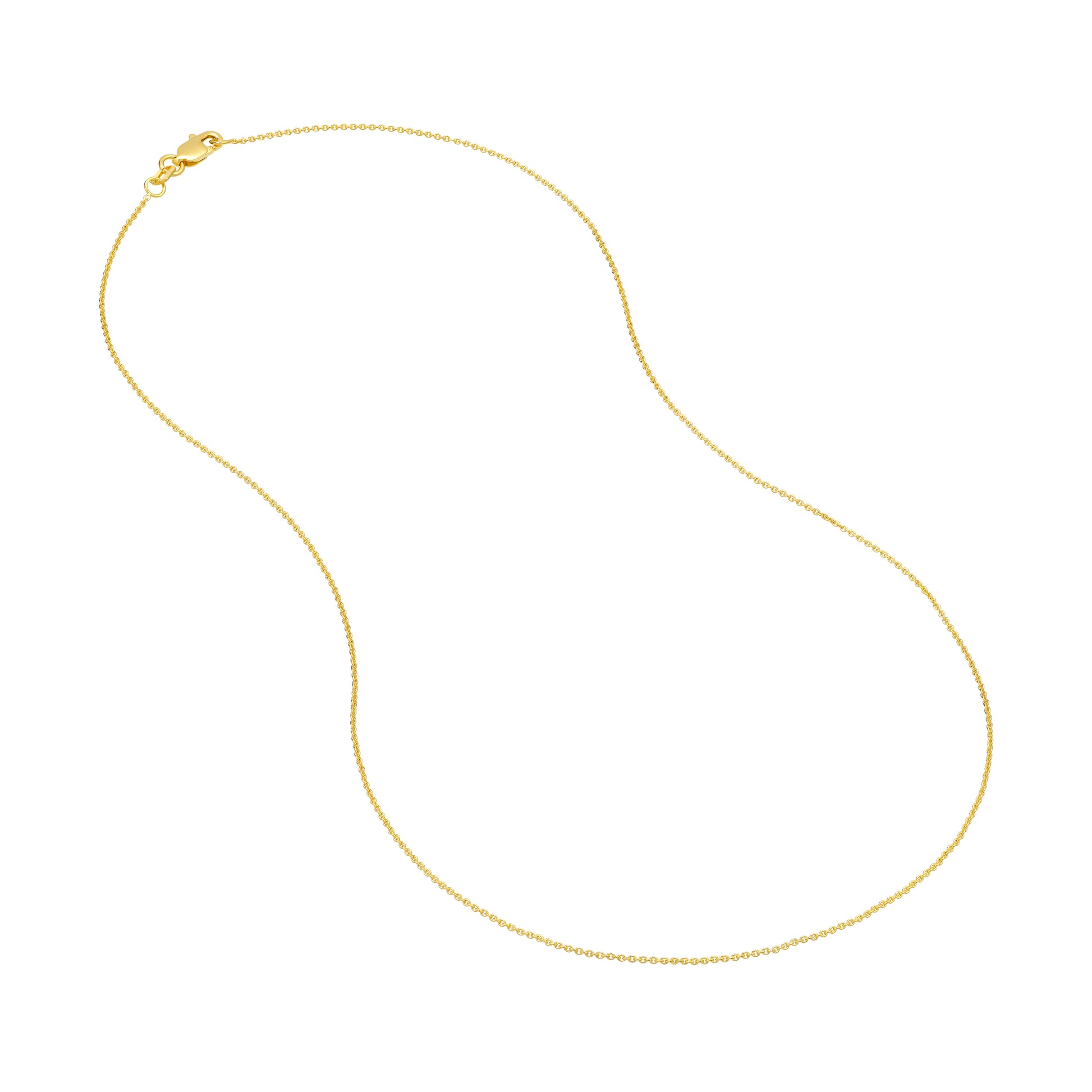 0.9mm Cable Chain with Lobster Lock