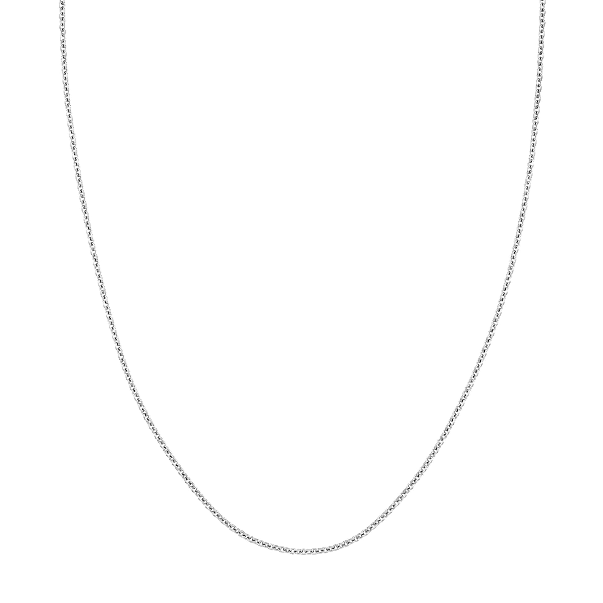 Sterling Silver 2mm Cable Chain with Lobster Lock