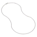 Sterling Silver 2mm Cable Chain with Lobster Lock