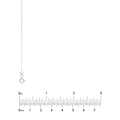 0.65mm D/C Cable Chain with Spring Ring Qtag