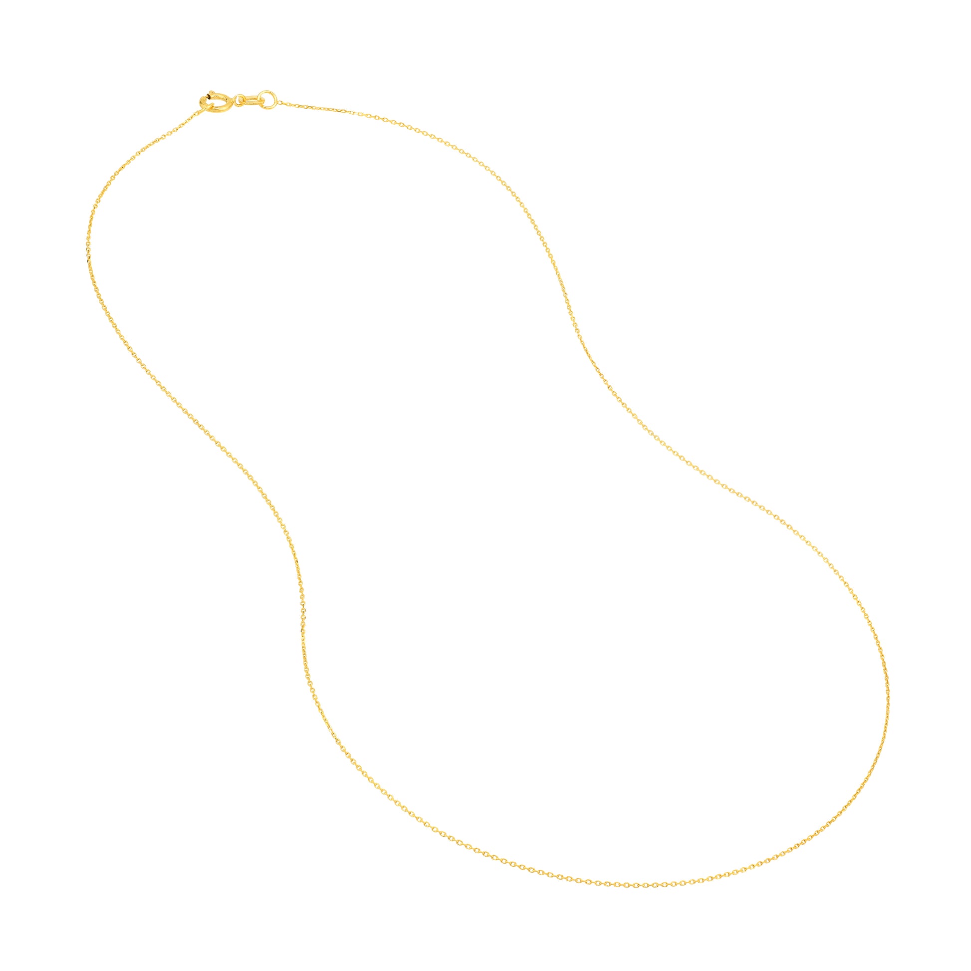 0.65mm D/C Cable Chain with Spring Ring Qtag
