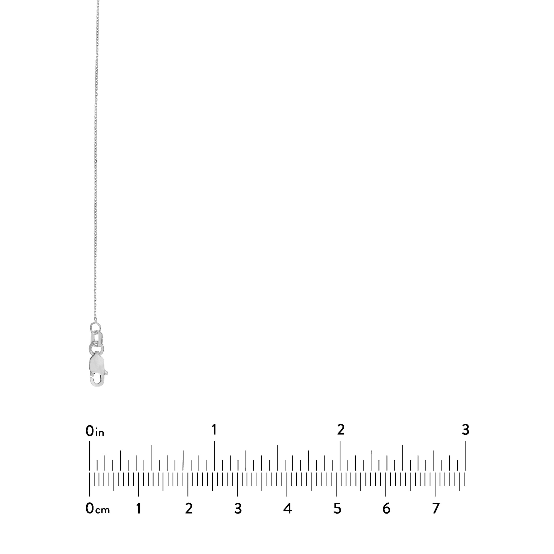 0.8mm D/C Cable Chain with Lobster Lock