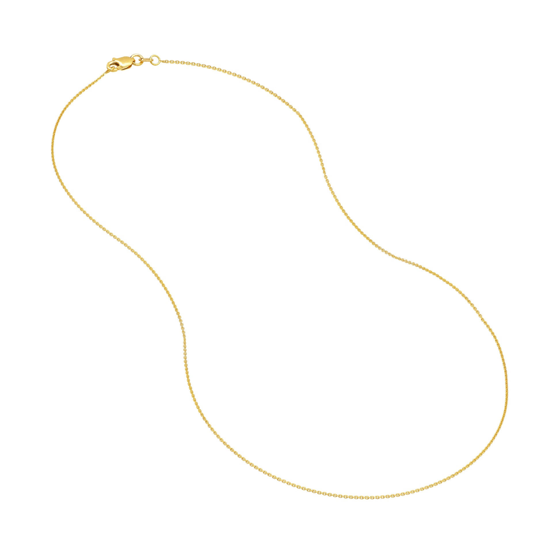 0.8mm D/C Cable Chain with Lobster Lock