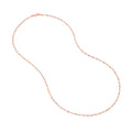 2.10mm Rose/White Dorica Chain