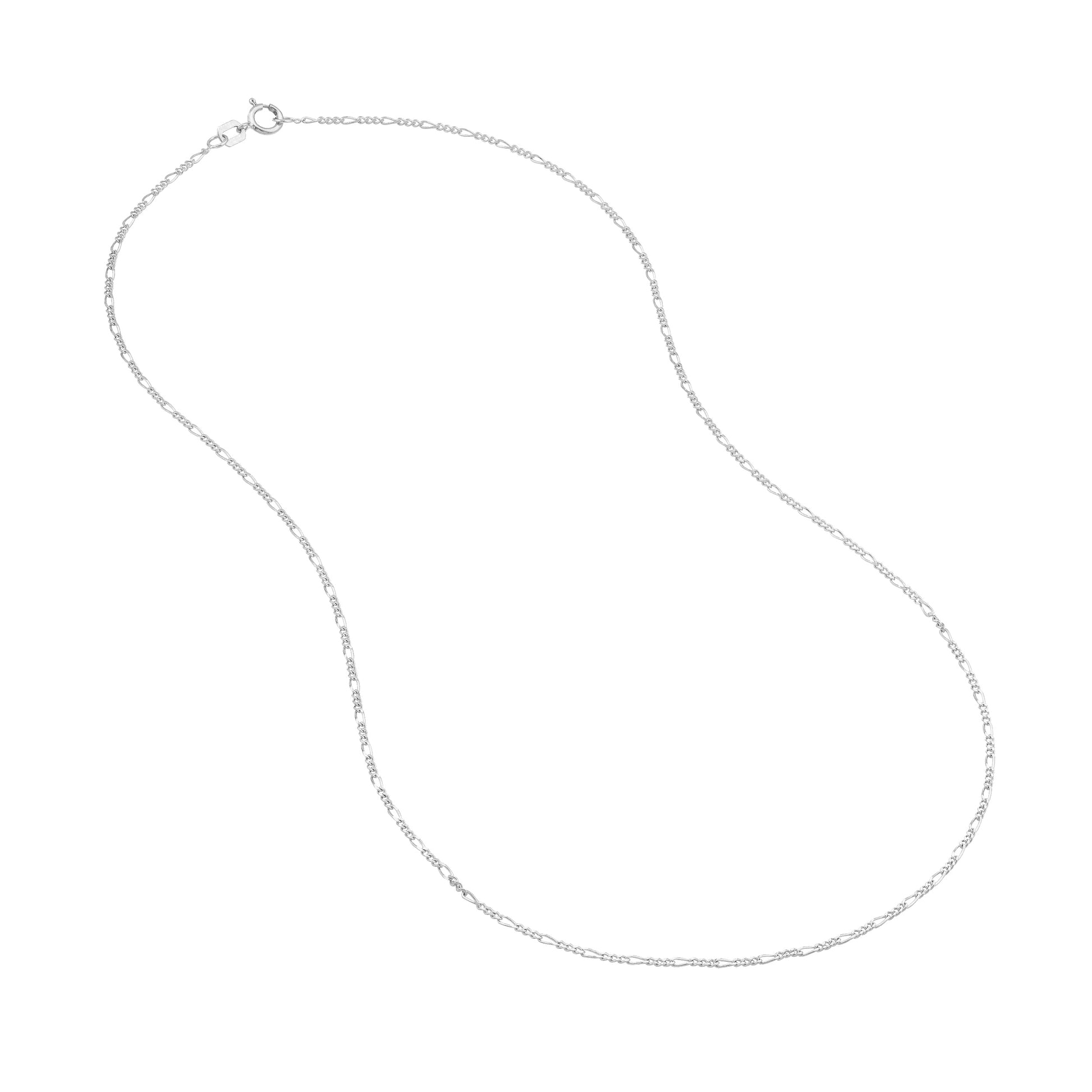 1.30mm Figaro Chain with Spring Ring