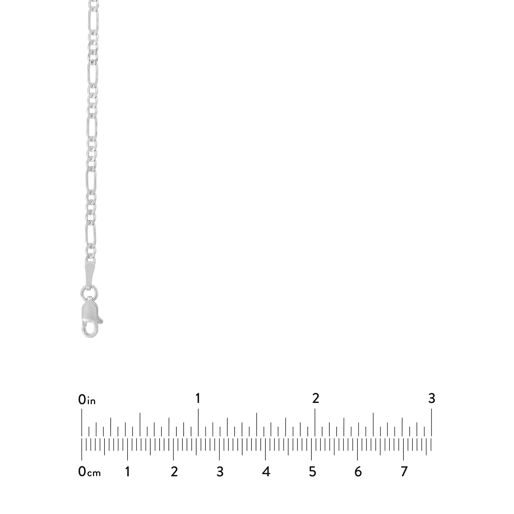 2.35mm Concave Figaro Chain