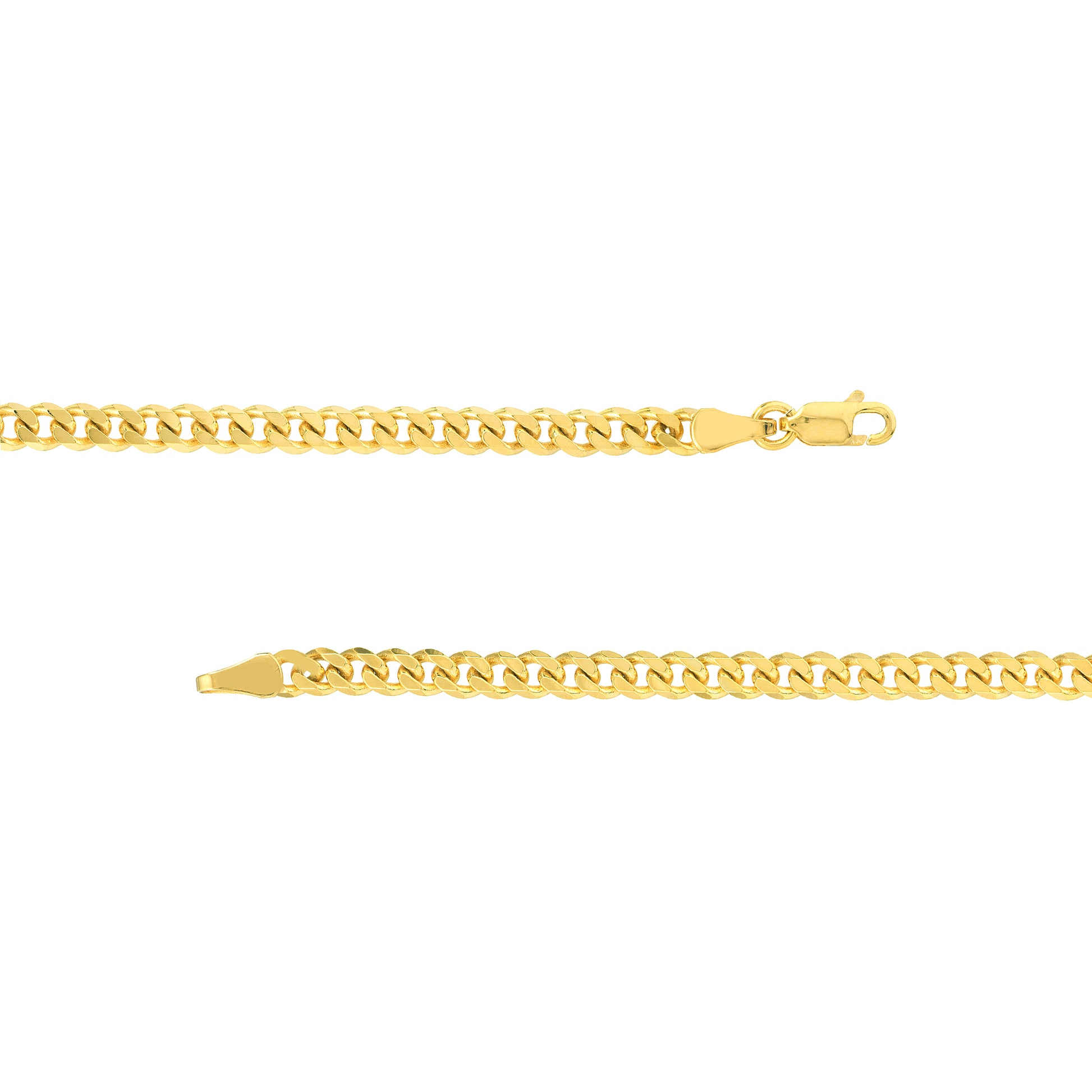 4.20mm Curb 120 with Lobster Lock Bracelet