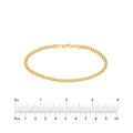 4.20mm Curb 120 with Lobster Lock Bracelet