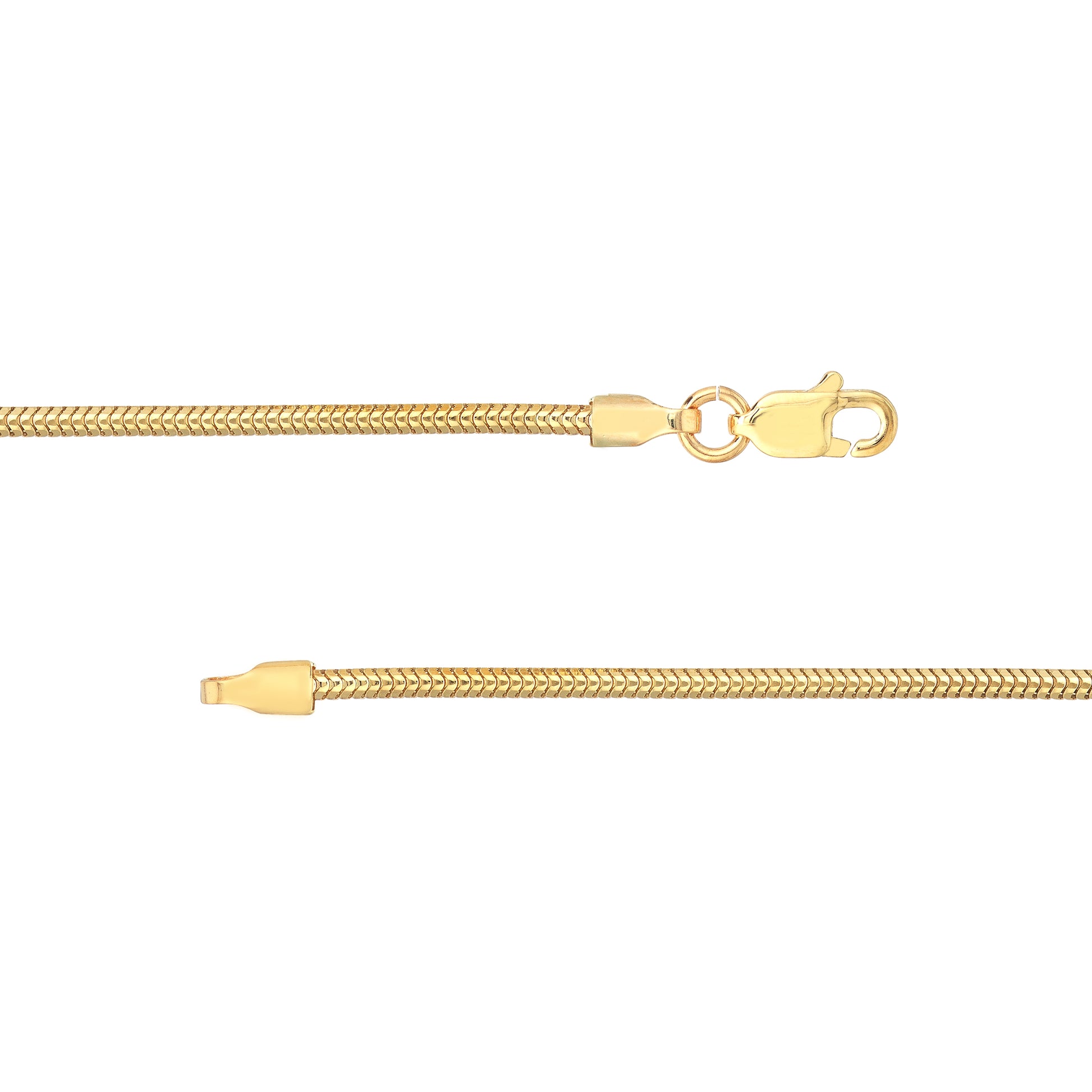 1.6mm Snake Chain with Lobster Lock