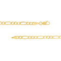 3.9mm Light Concave Figaro Chain with Lobster Lock