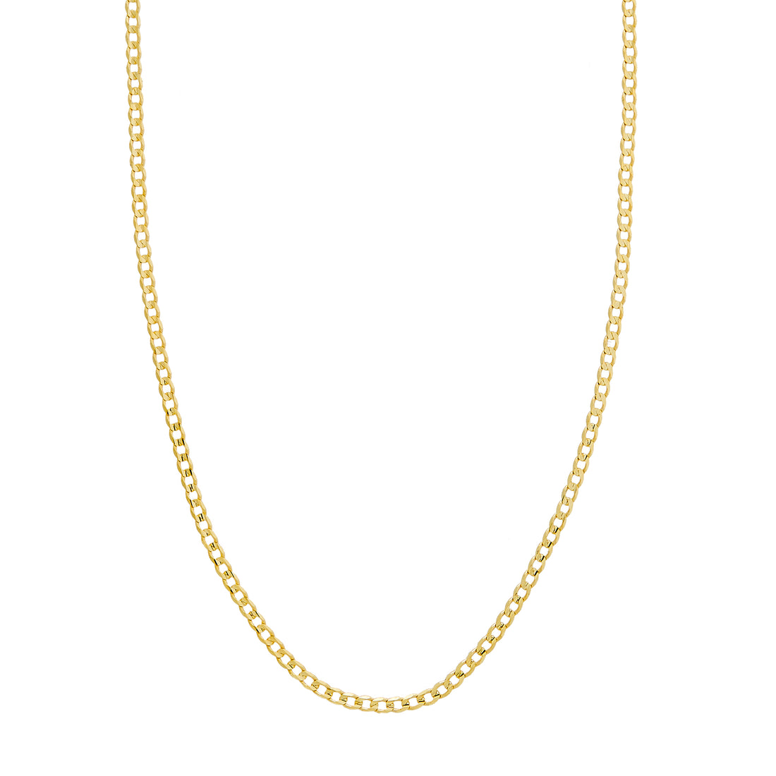 3.90mm Light Open Curb Chain with Lobster Lock
