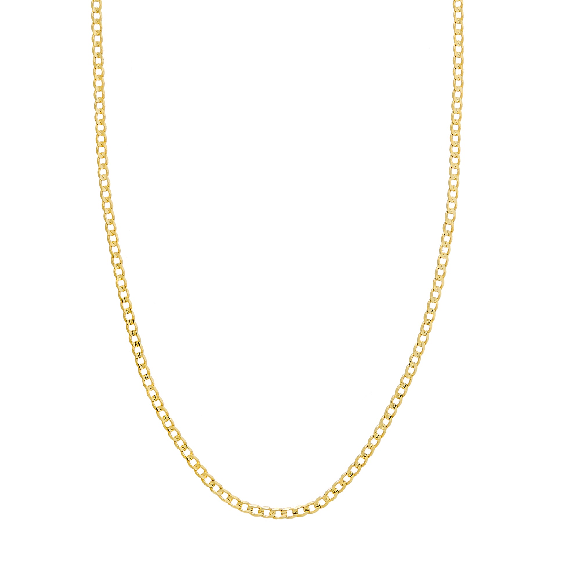 3.90mm Light Open Curb Chain with Lobster Lock