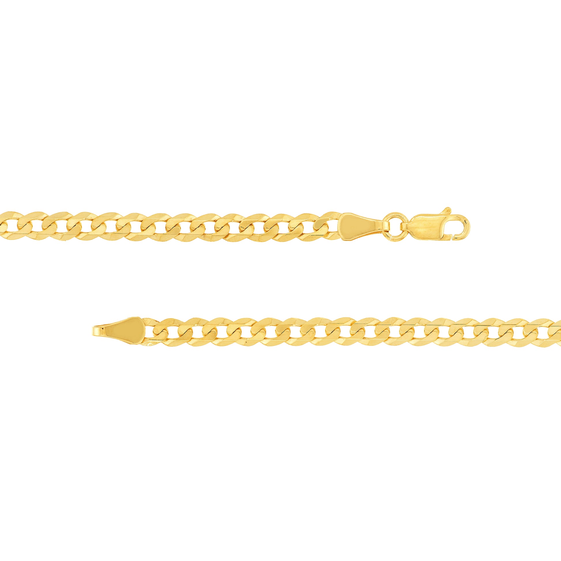 4.6mm Light Open Curb Chain with Lobster Lock