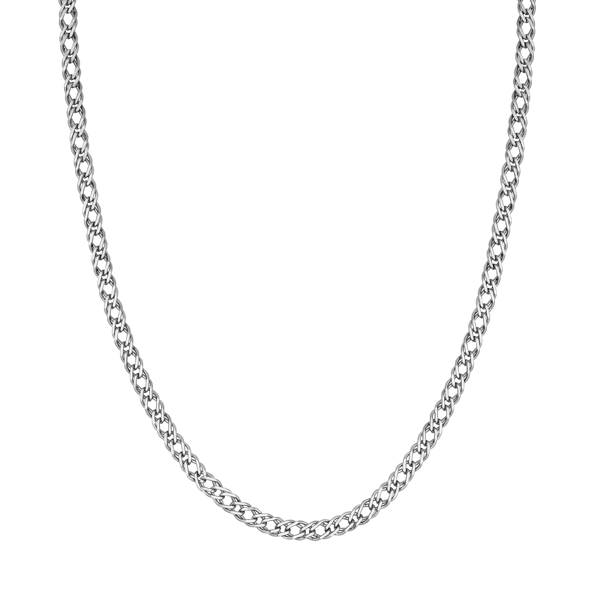 4.90mm Sterling Silver D/C Rambo Chain