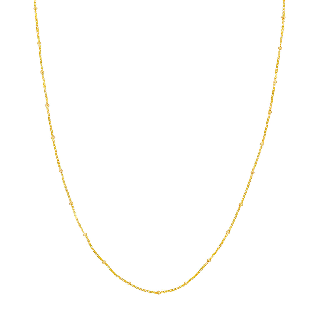 2.0mm D/C Saturn Curb Chain with Lobster Lock
