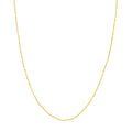 2.0mm D/C Saturn Curb Chain with Lobster Lock