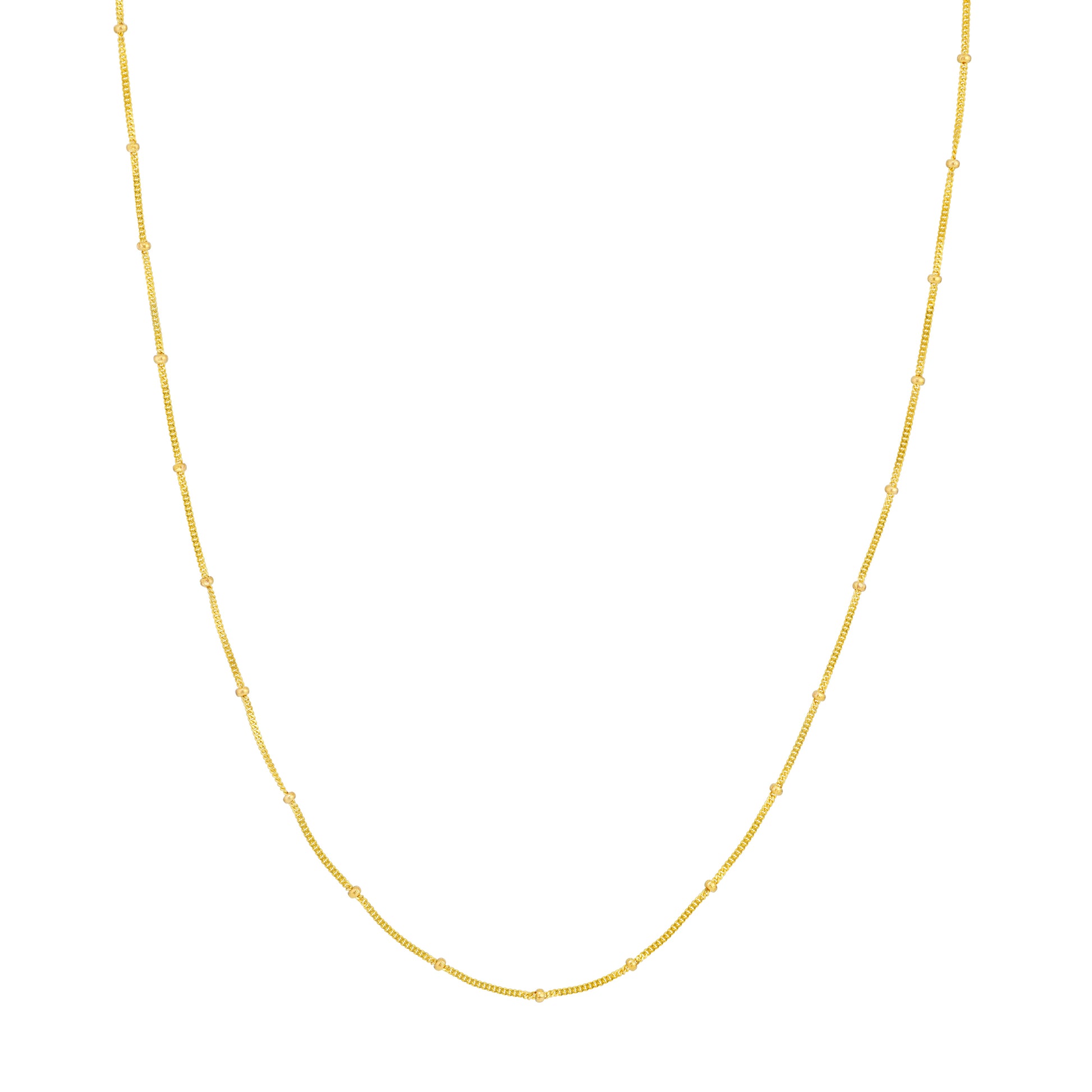 2.0mm D/C Saturn Curb Chain with Lobster Lock