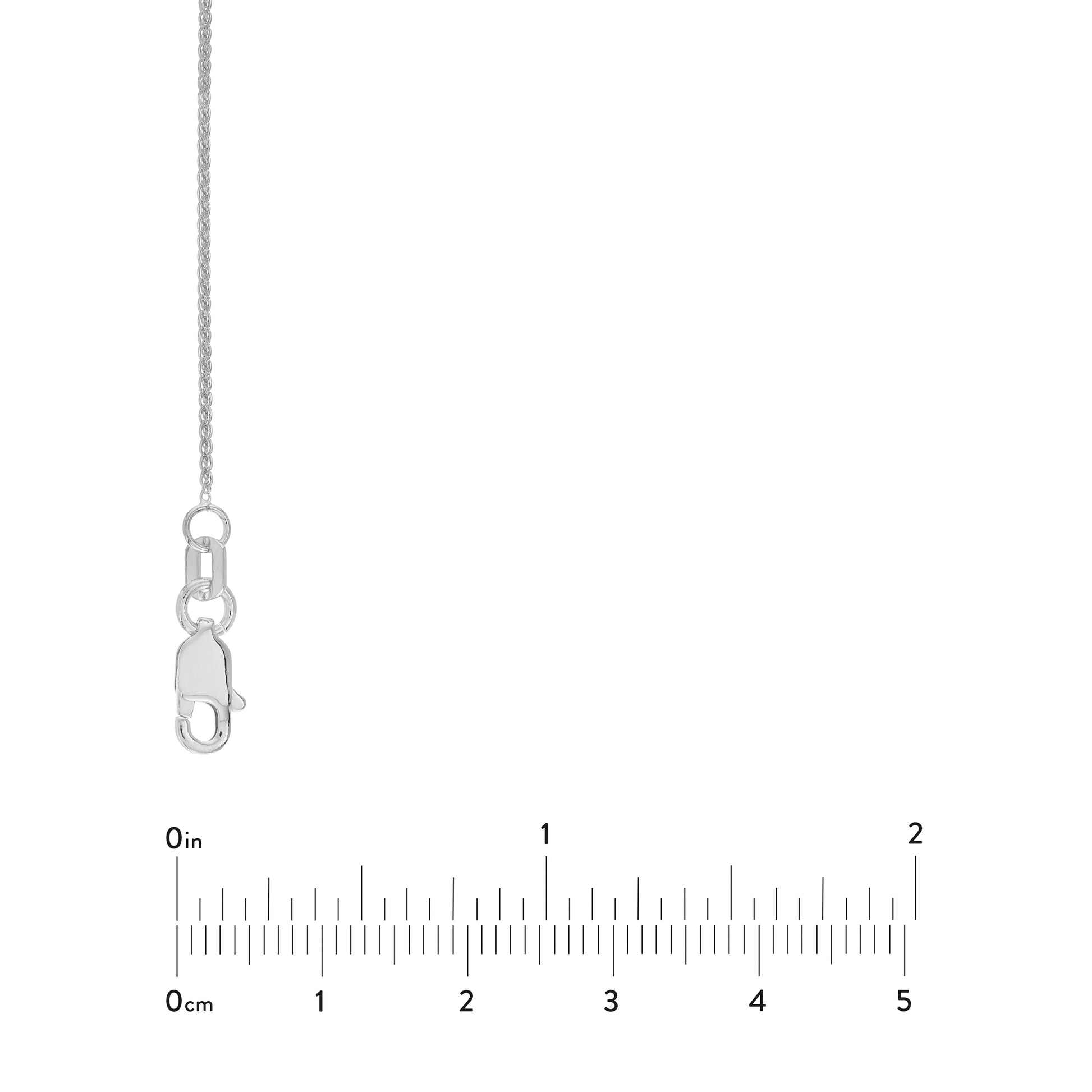 0.85mm Wheat Chain with Lobster Lock