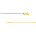 0.85mm D/C Round Wheat Chain with Lobster Lock