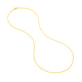 1.25mm D/C Square Wheat Chain with Lobster Lock