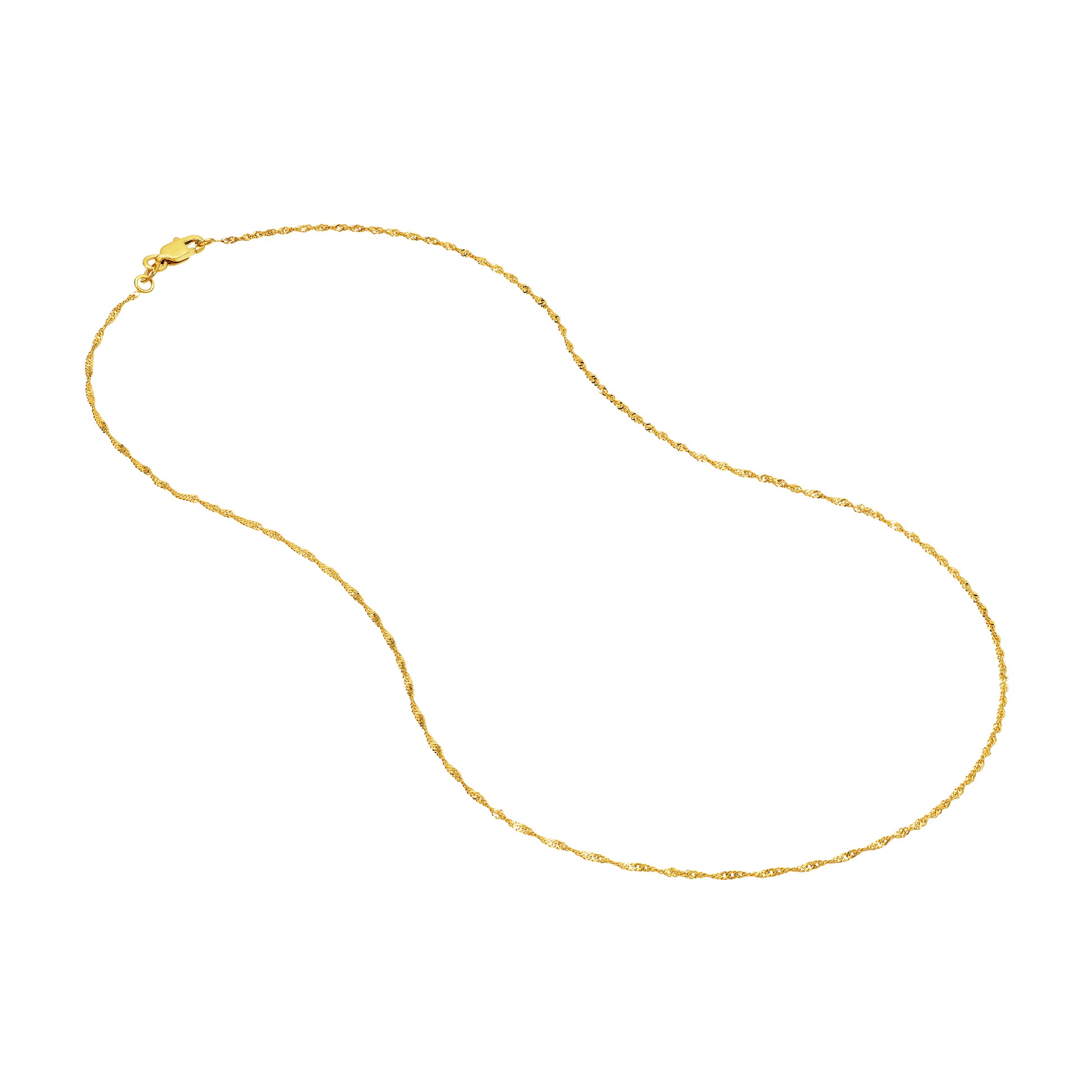 1.15mm Singapore Chain with Lobster Lock