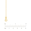 0.8mm Sparkle Singapore Chain with Spring Ring