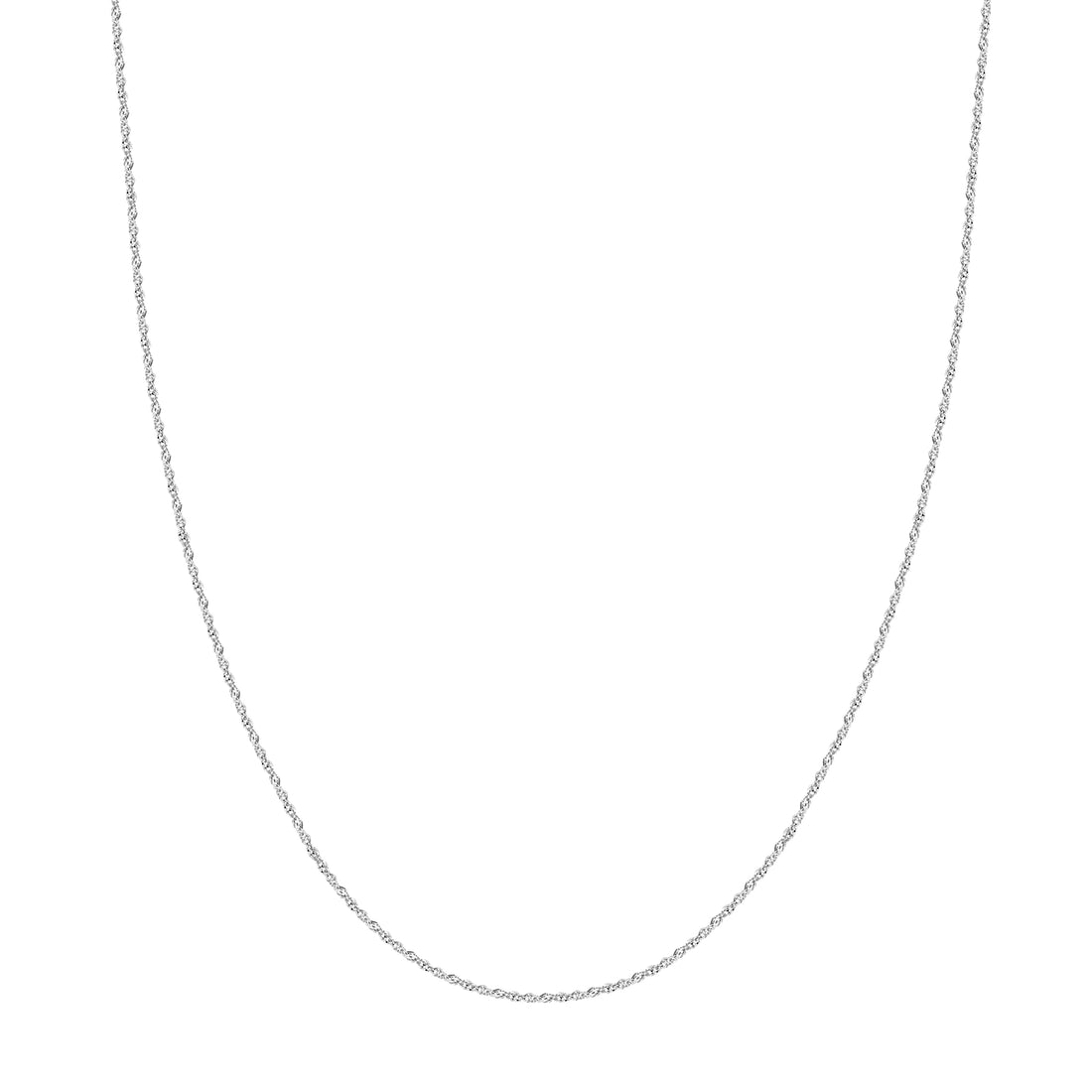 1.37mm Sparkle Singapore Chain with Lobster Lock