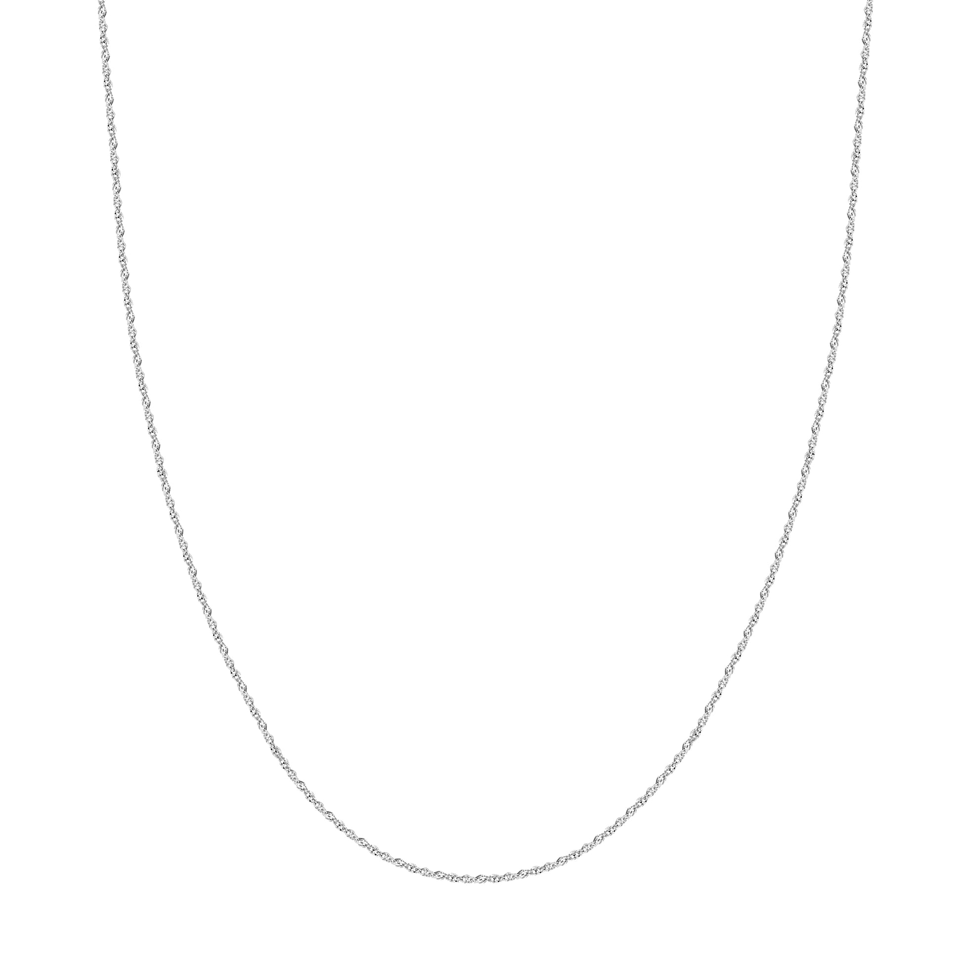 1.37mm Sparkle Singapore Chain with Lobster Lock