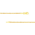 1.7mm Singapore Chain with Lobster Lock