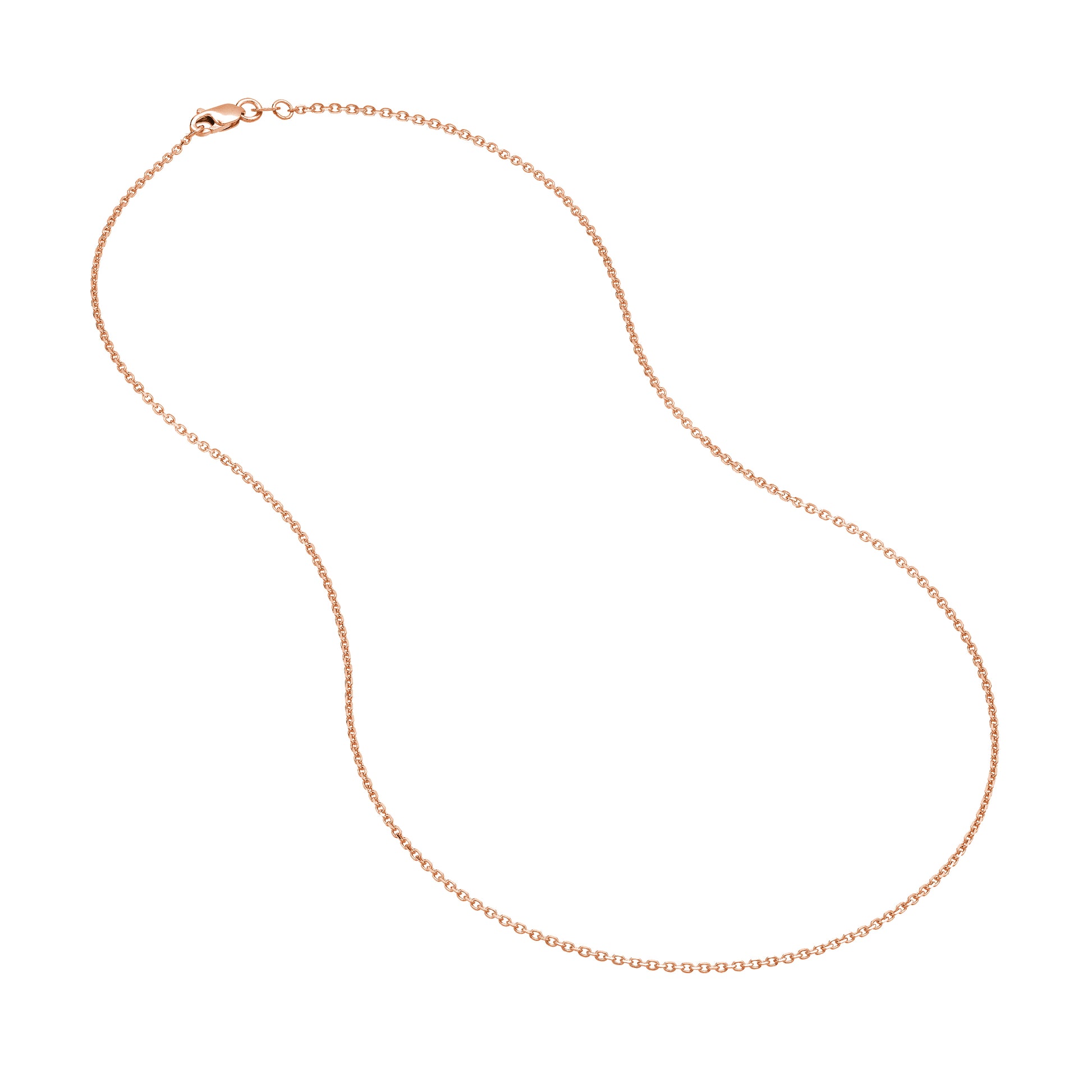 1.25mm D/C Cable Chain with Lobster Lock