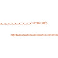 4mm Paper Clip Chain with Lobster Lock