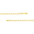 4mm Paper Clip Chain with Lobster Lock