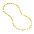 7.2mm Light Concave Figaro Chain Pear Shape Lock EndCap