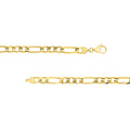 7.2mm Light Concave Figaro Chain Pear Shape Lock EndCap