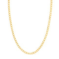 4.9mm Light Concave Curb Chain with Lob. Lock